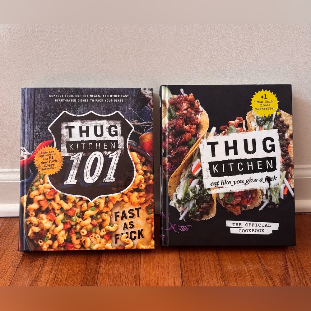 THUG KITCHEN Official Cookbook and Thug Kitchen 101 - Hardcover -2 books